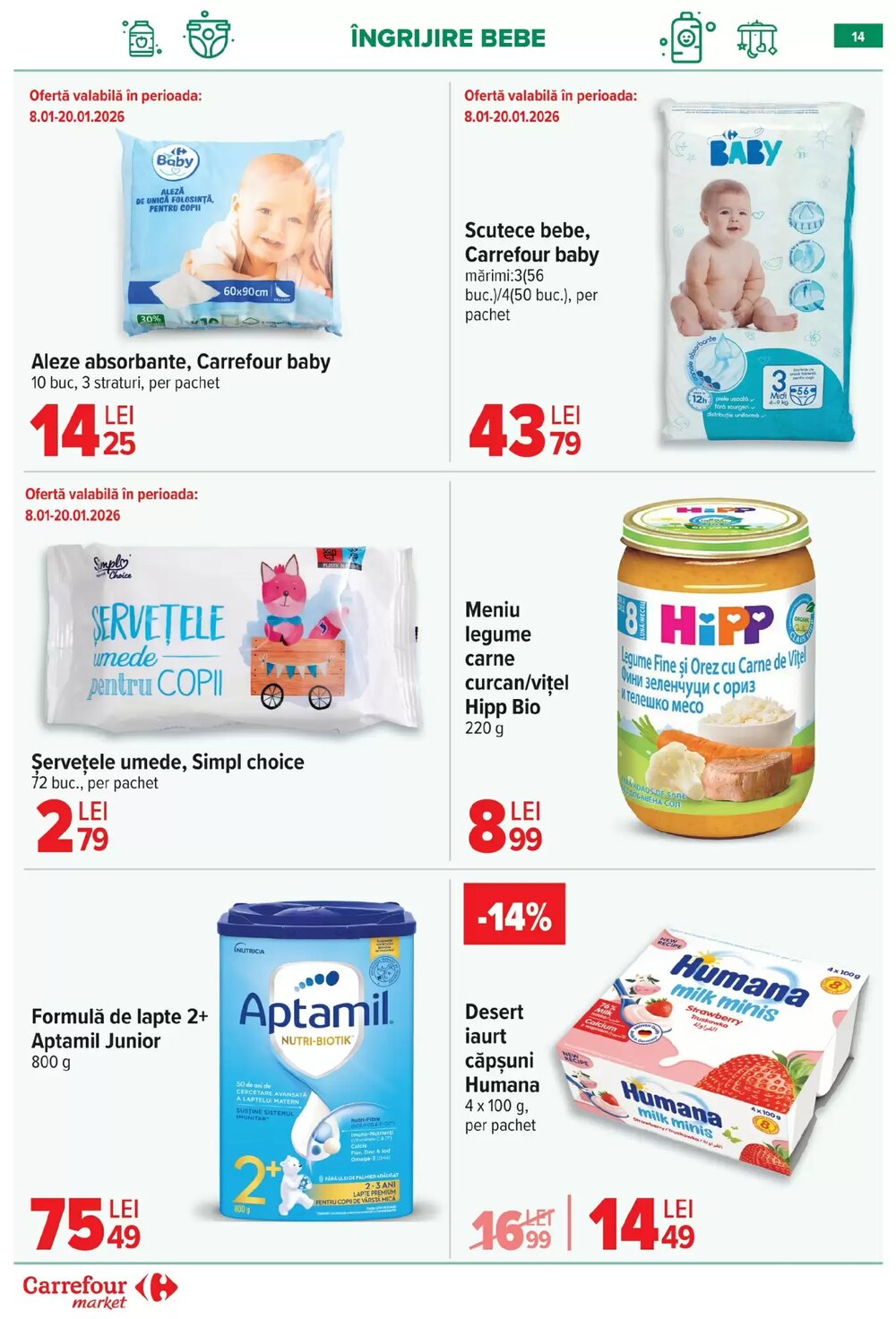 Catalogul cu oferte Carrefour Market valabil de la 08.01.2026 - Pagina 8.