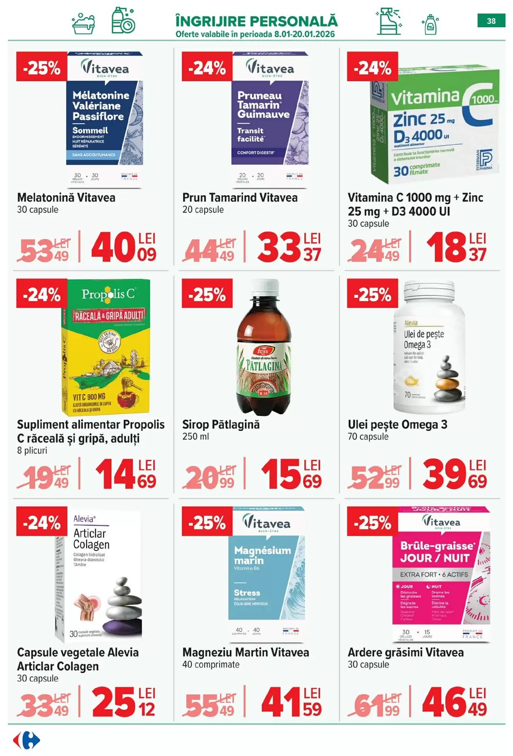 Catalogul cu oferte Carrefour valabil de la 08.01.2026 - Pagina 20.