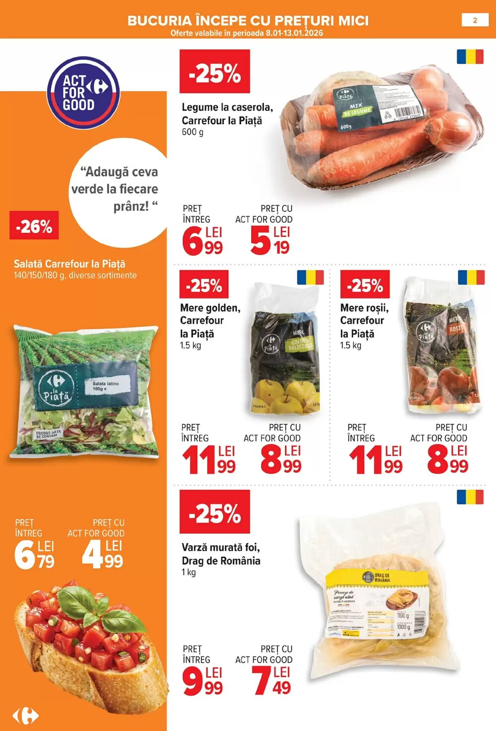 Catalogul cu oferte Carrefour valabil de la 08.01.2026 - Pagina 2.