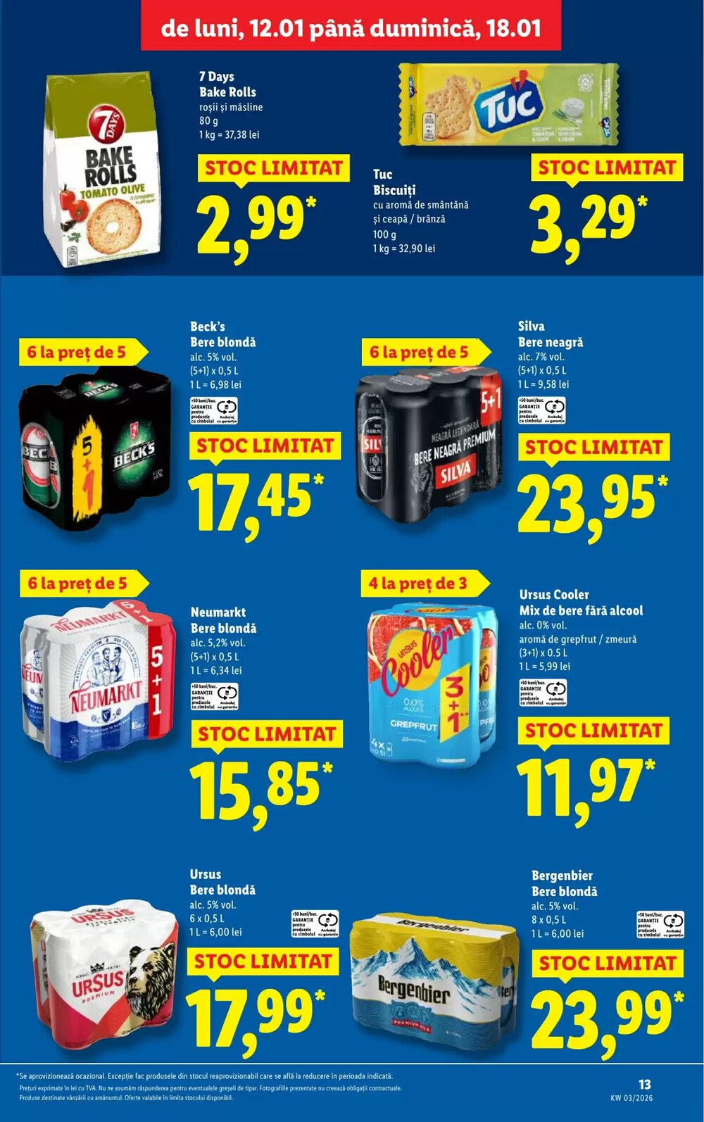 Catalogul cu oferte Lidl valabil de la 12.01.2026 - Pagina 13.
