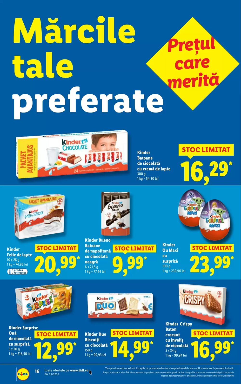 Catalogul cu oferte Lidl valabil de la 12.01.2026 - Pagina 16.