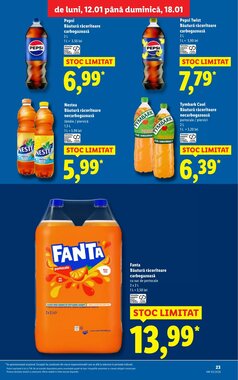 Catalogul cu oferte Lidl valabil de la 12.01.2026 - Pagina 23.