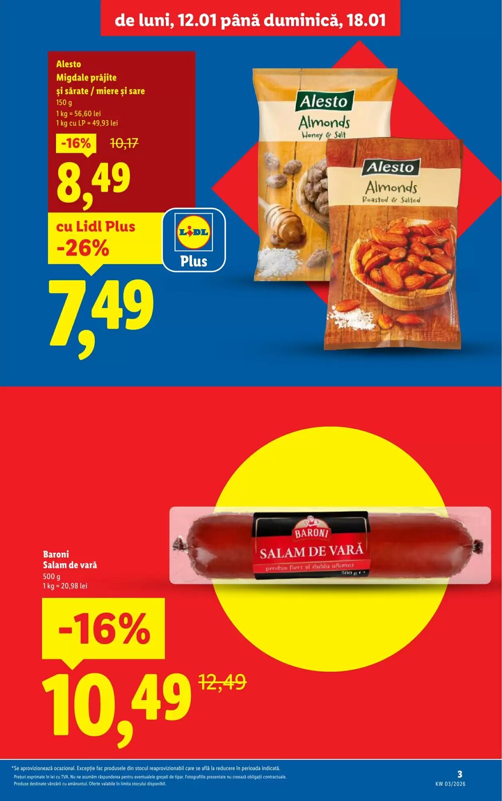 Catalogul cu oferte Lidl valabil de la 12.01.2026 - Pagina 3.