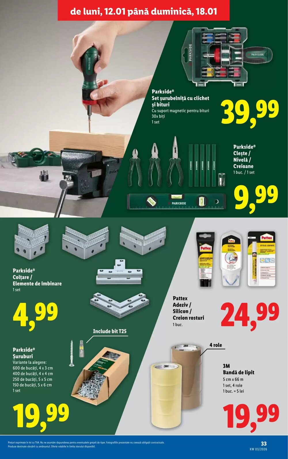 Catalogul cu oferte Lidl valabil de la 12.01.2026 - Pagina 33.