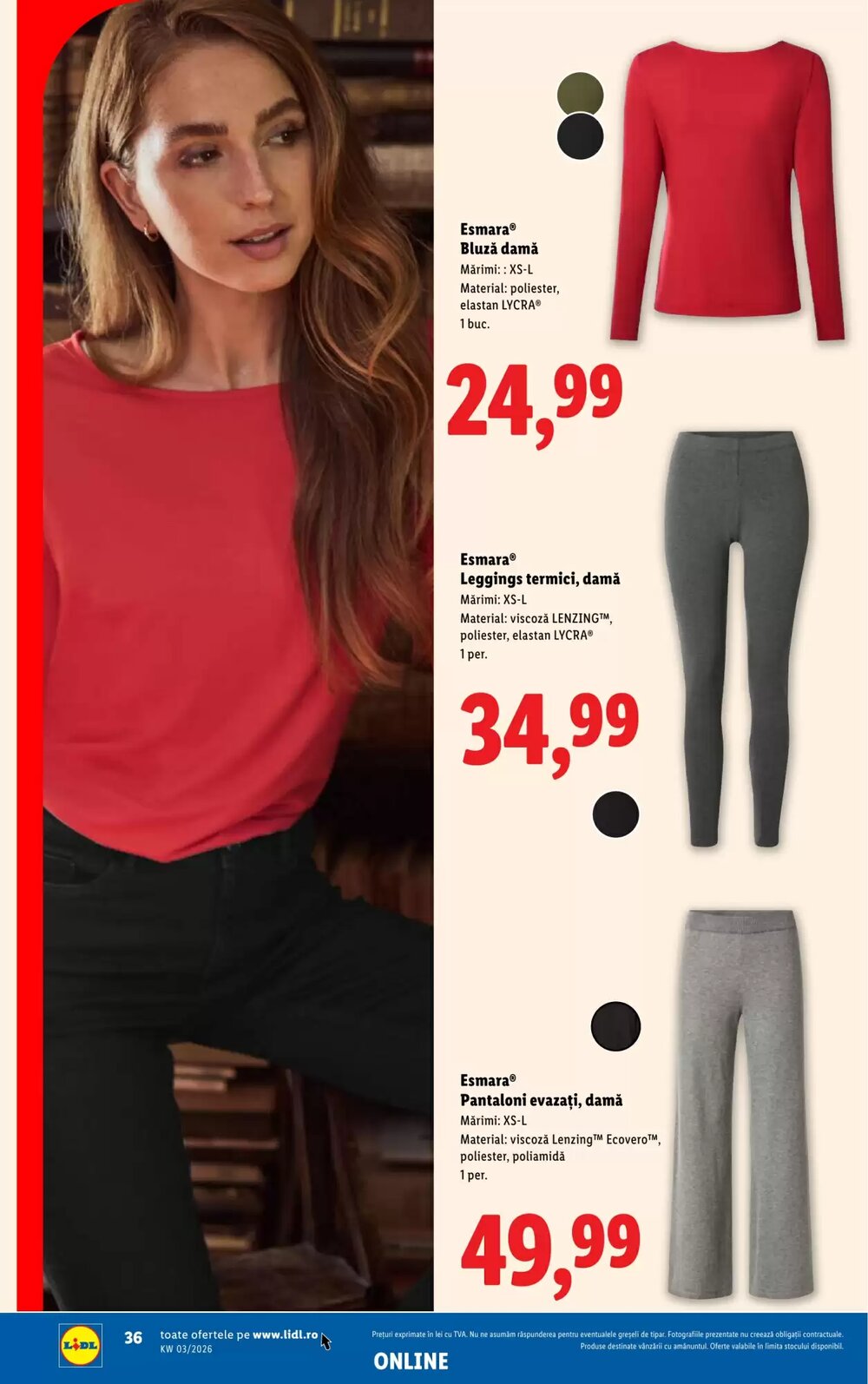 Catalogul cu oferte Lidl valabil de la 12.01.2026 - Pagina 36.