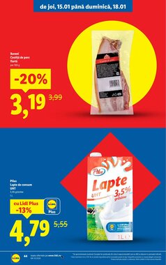 Catalogul cu oferte Lidl valabil de la 12.01.2026 - Pagina 44.