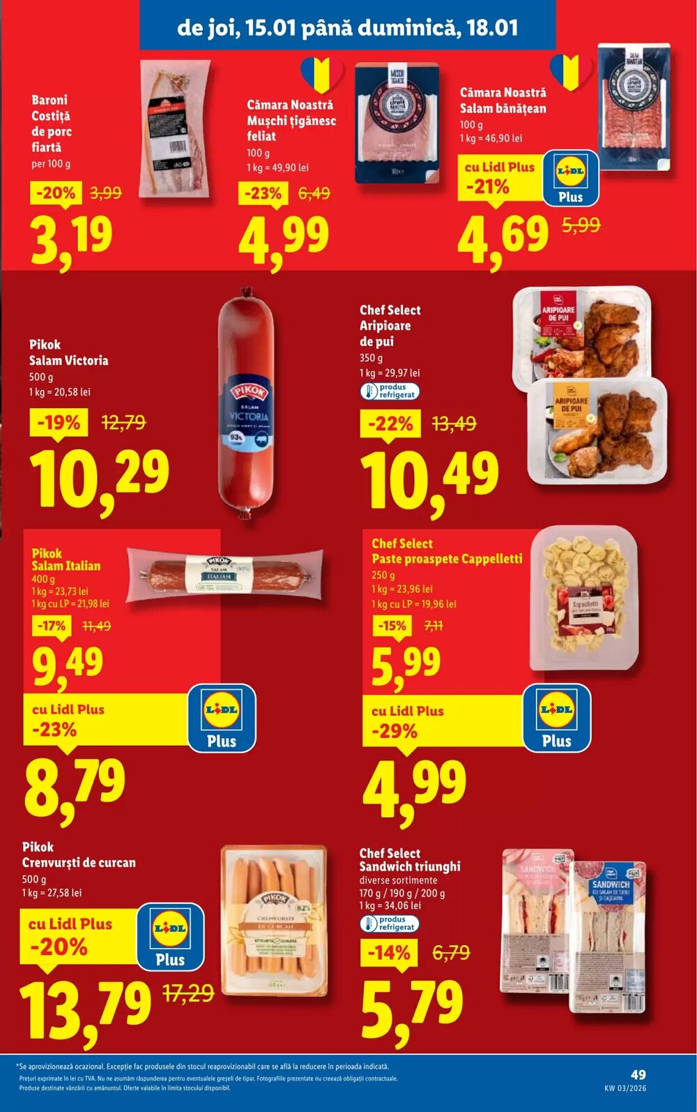 Catalogul cu oferte Lidl valabil de la 12.01.2026 - Pagina 49.