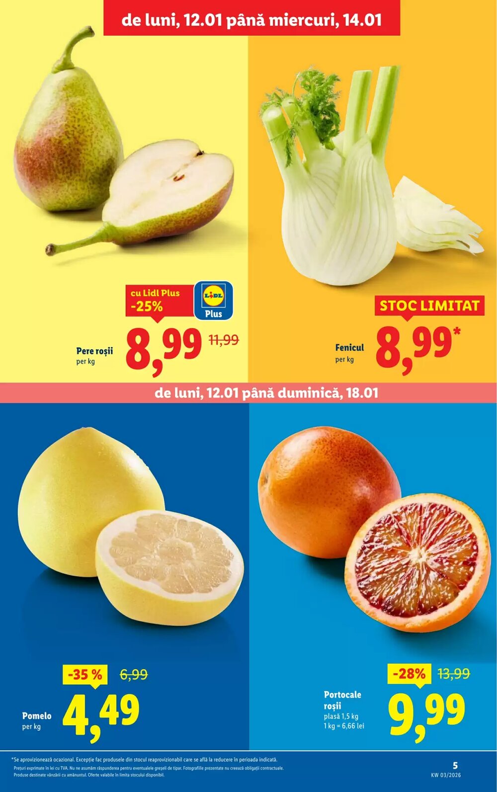 Catalogul cu oferte Lidl valabil de la 12.01.2026 - Pagina 5.