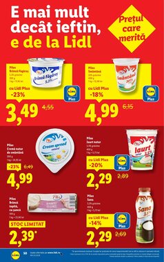 Catalogul cu oferte Lidl valabil de la 12.01.2026 - Pagina 50.
