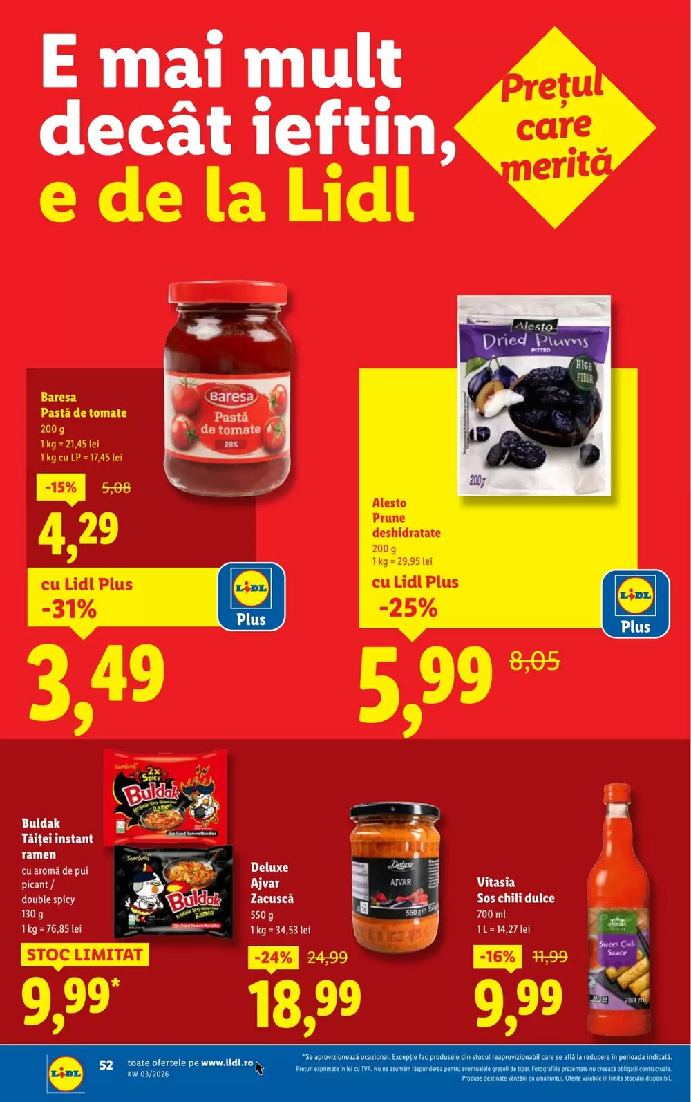 Catalogul cu oferte Lidl valabil de la 12.01.2026 - Pagina 52.