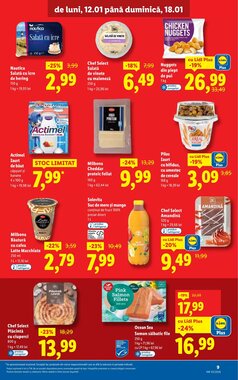 Catalogul cu oferte Lidl valabil de la 12.01.2026 - Pagina 9.
