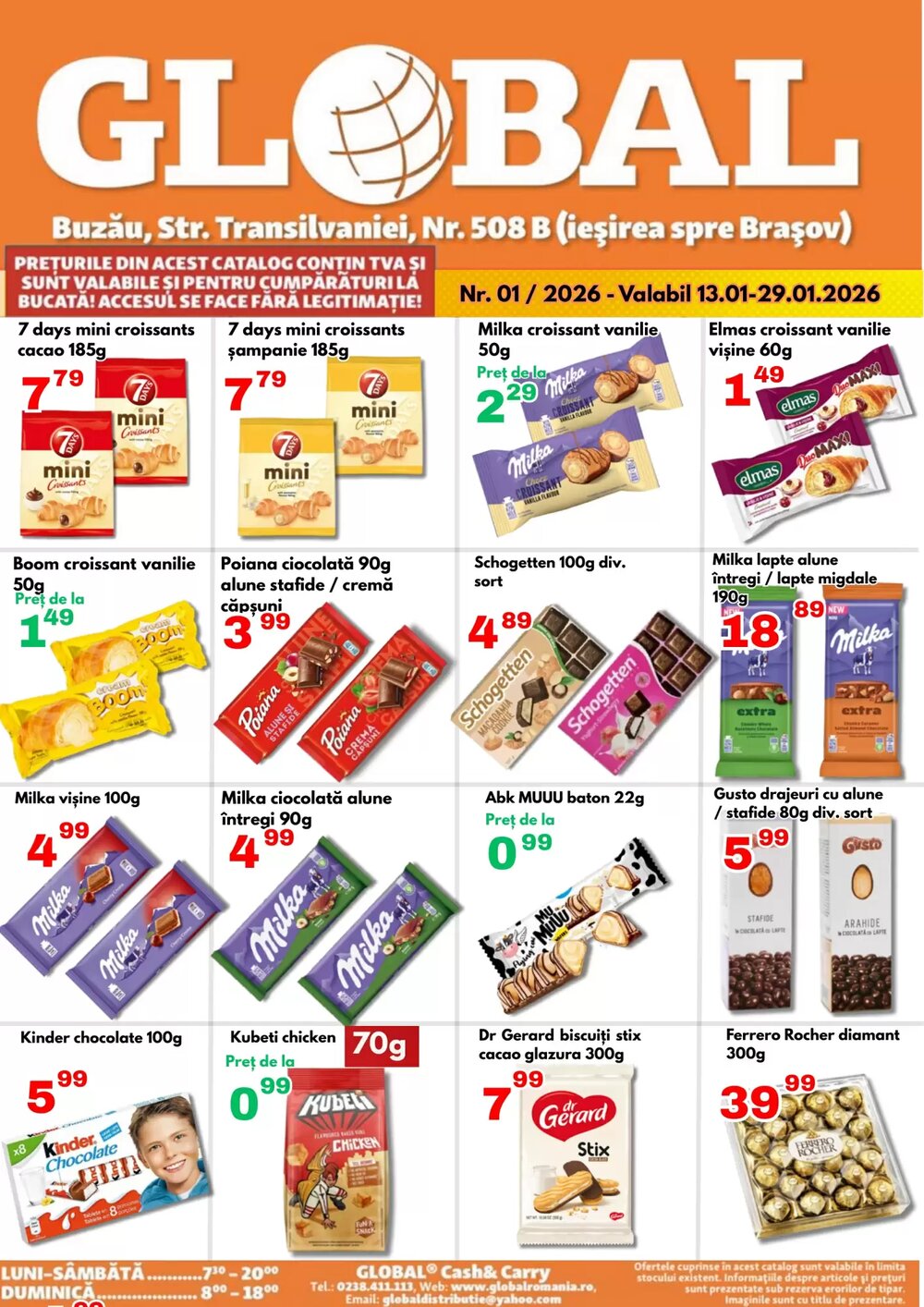 Catalogul cu oferte Global valabil de la 13.01.2026 - Pagina 1.