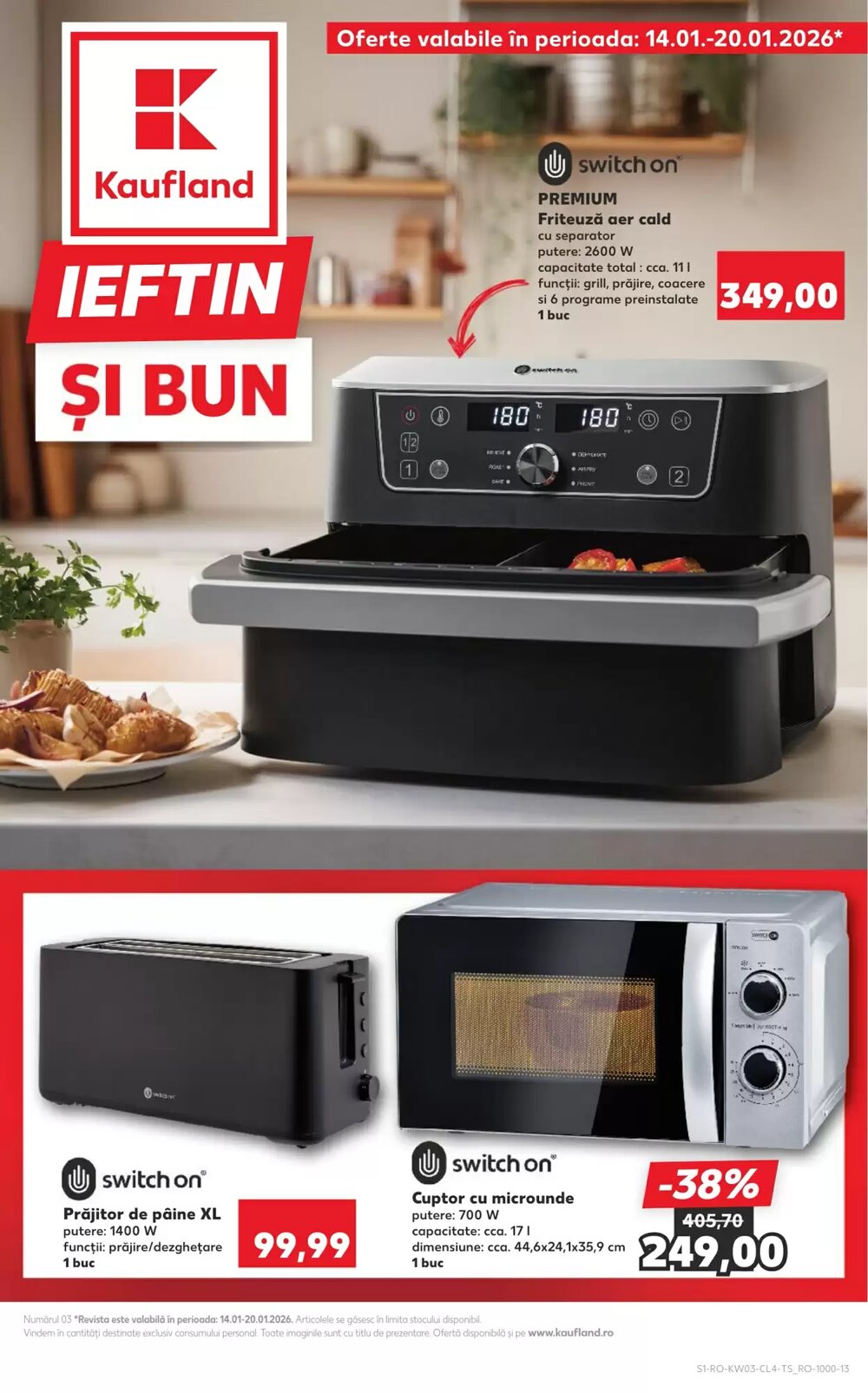 Catalogul cu oferte Kaufland valabil de la 14.01.2026 - Pagina 1.