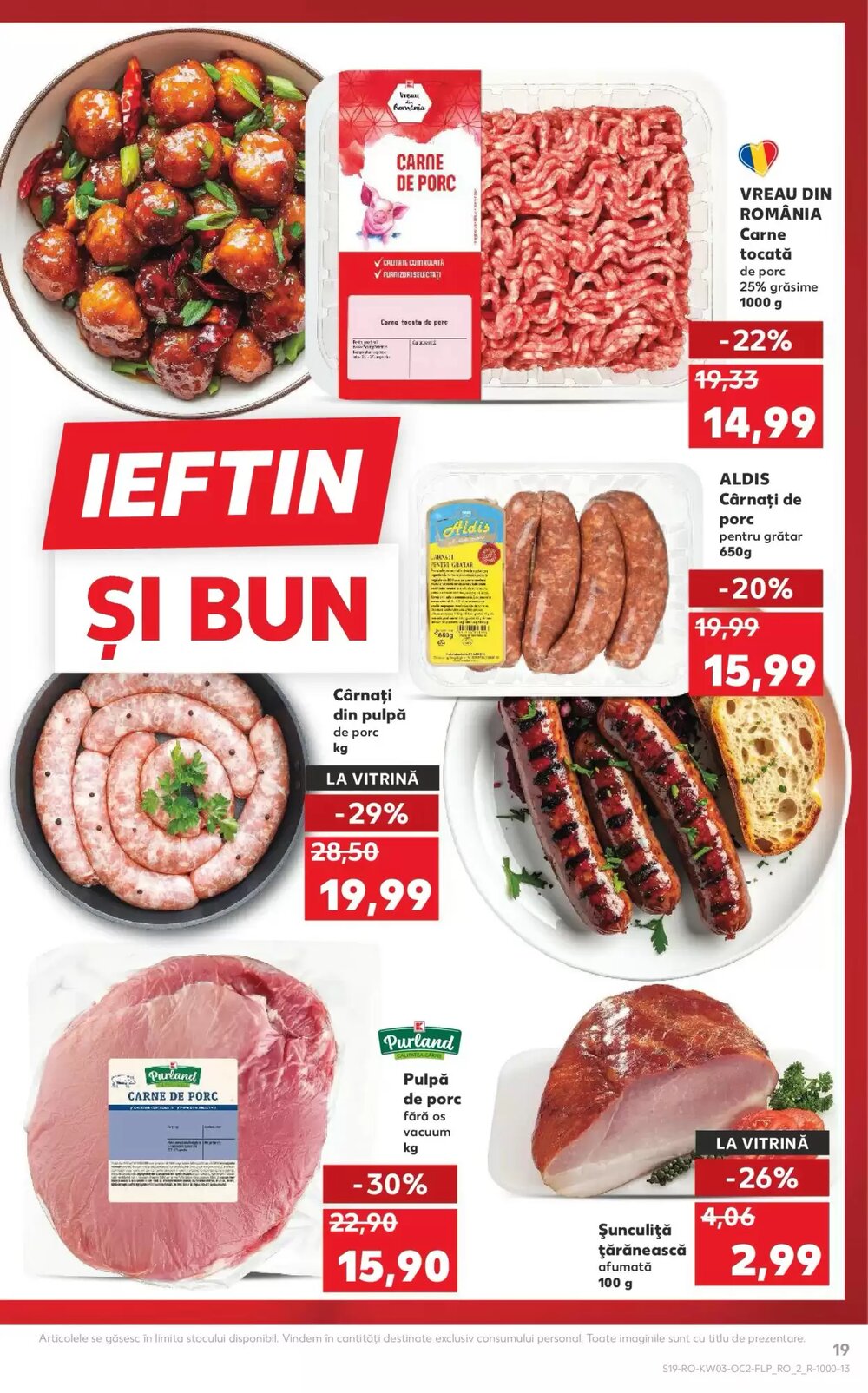 Catalogul cu oferte Kaufland valabil de la 14.01.2026 - Pagina 19.