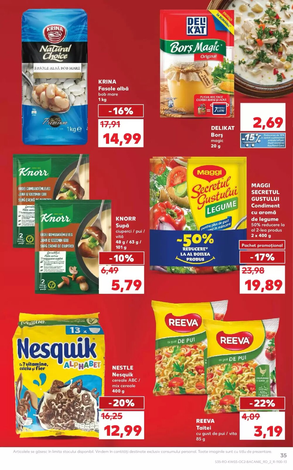 Catalogul cu oferte Kaufland valabil de la 14.01.2026 - Pagina 35.