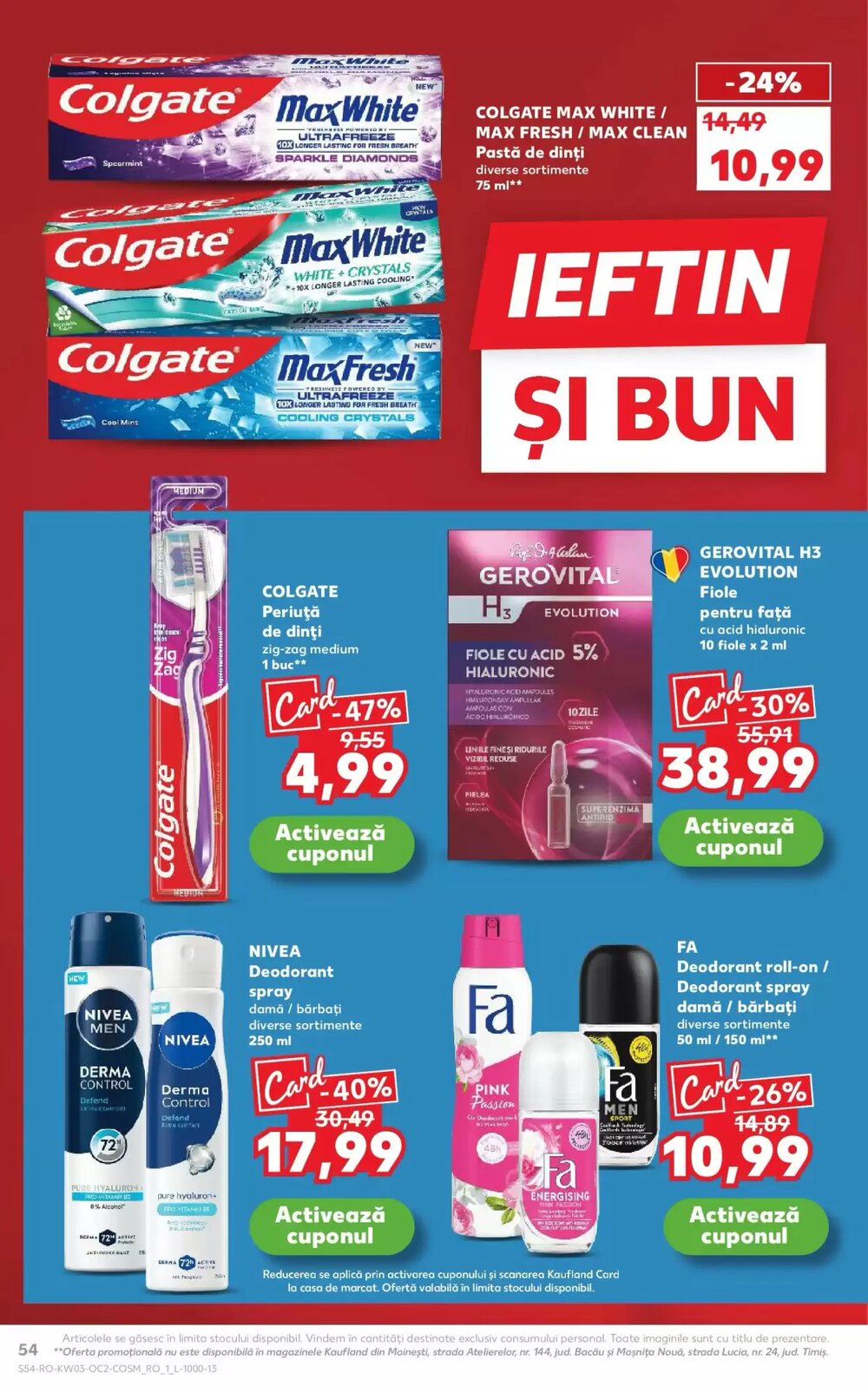 Catalogul cu oferte Kaufland valabil de la 14.01.2026 - Pagina 54.
