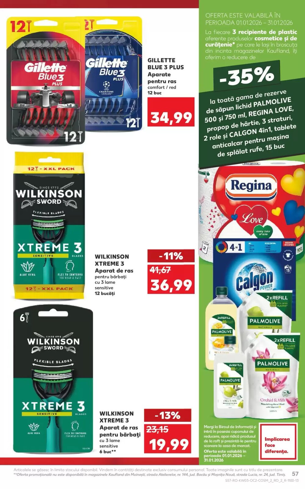Catalogul cu oferte Kaufland valabil de la 14.01.2026 - Pagina 57.