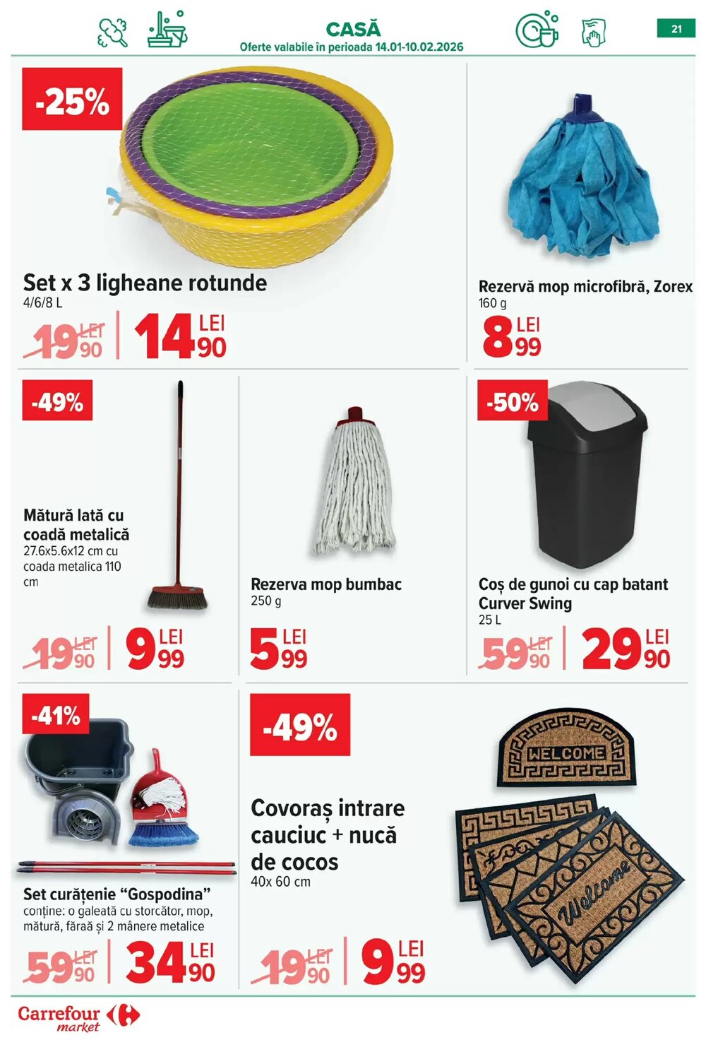 Catalogul cu oferte Carrefour Market valabil de la 14.01.2026 - Pagina 12.