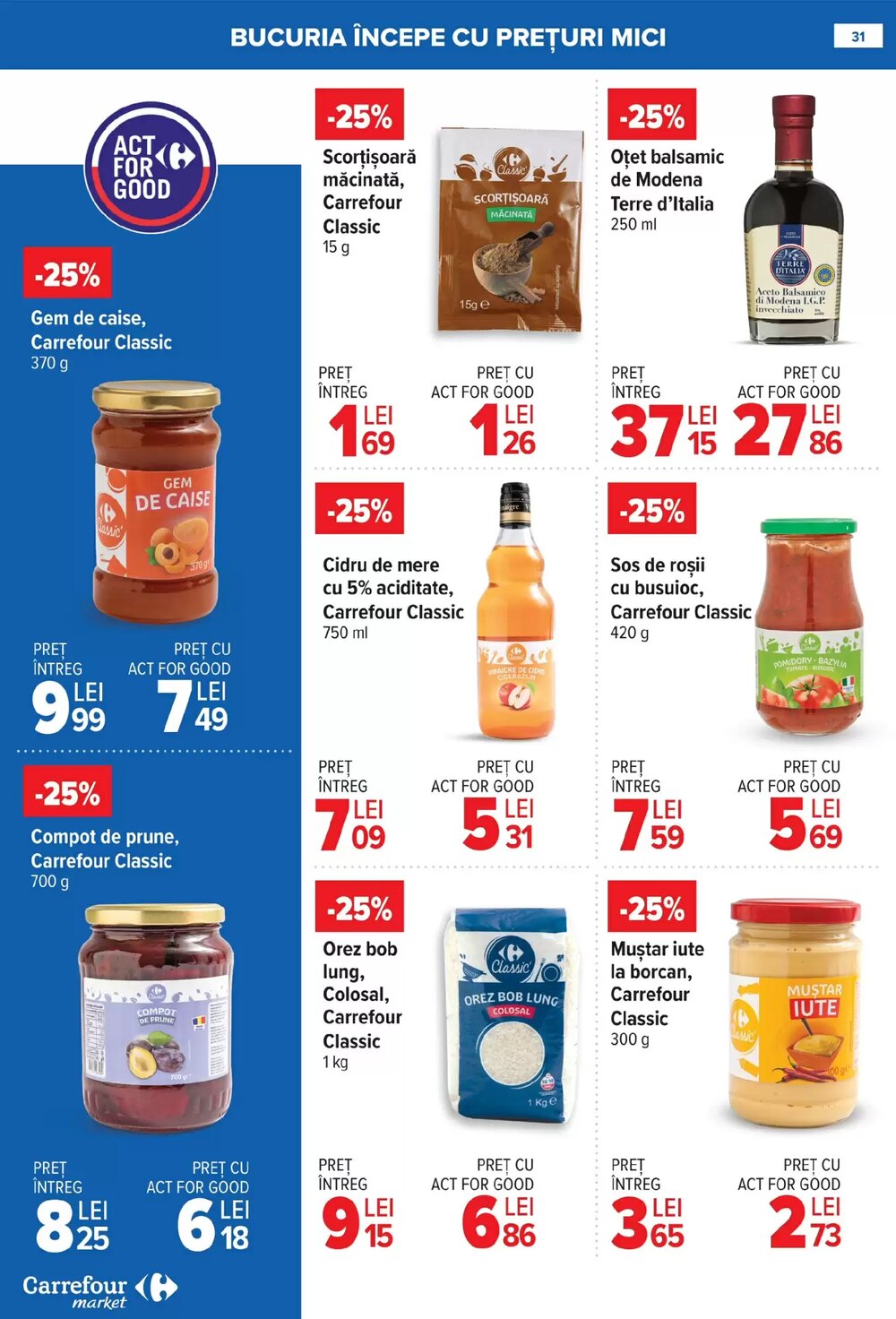 Catalogul cu oferte Carrefour Market valabil de la 14.01.2026 - Pagina 17.