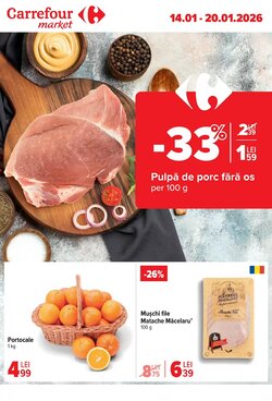 Catalogul cu oferte Carrefour Market valabil de la 14.01.2026