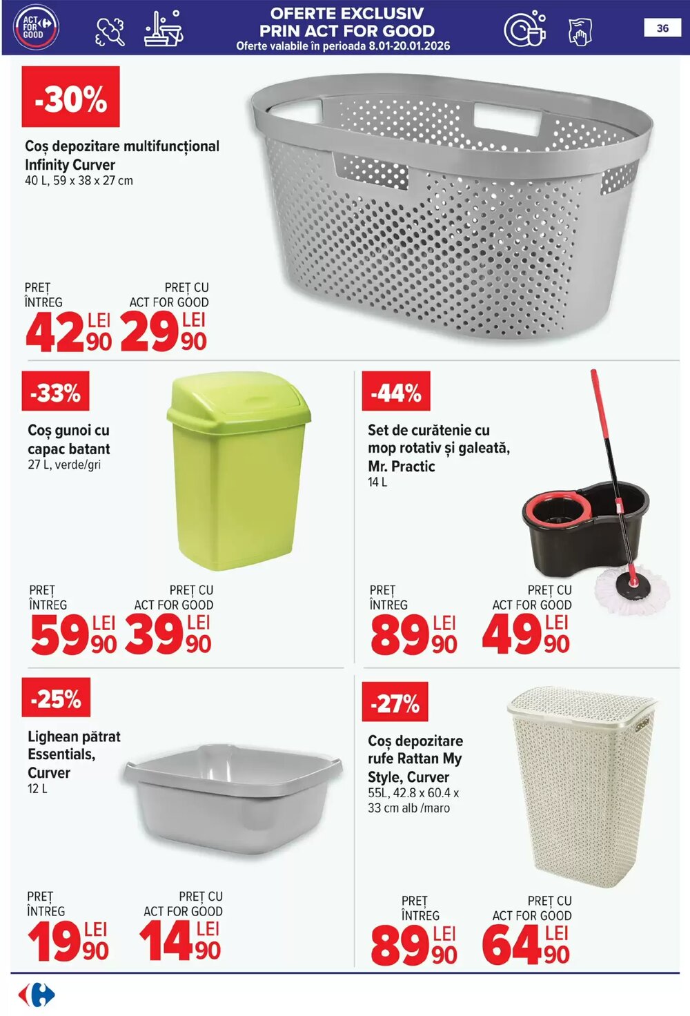Catalogul cu oferte Carrefour valabil de la 14.01.2026 - Pagina 20.