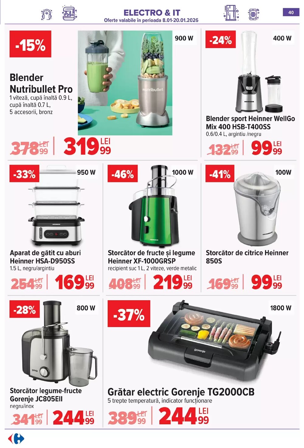 Catalogul cu oferte Carrefour valabil de la 14.01.2026 - Pagina 22.
