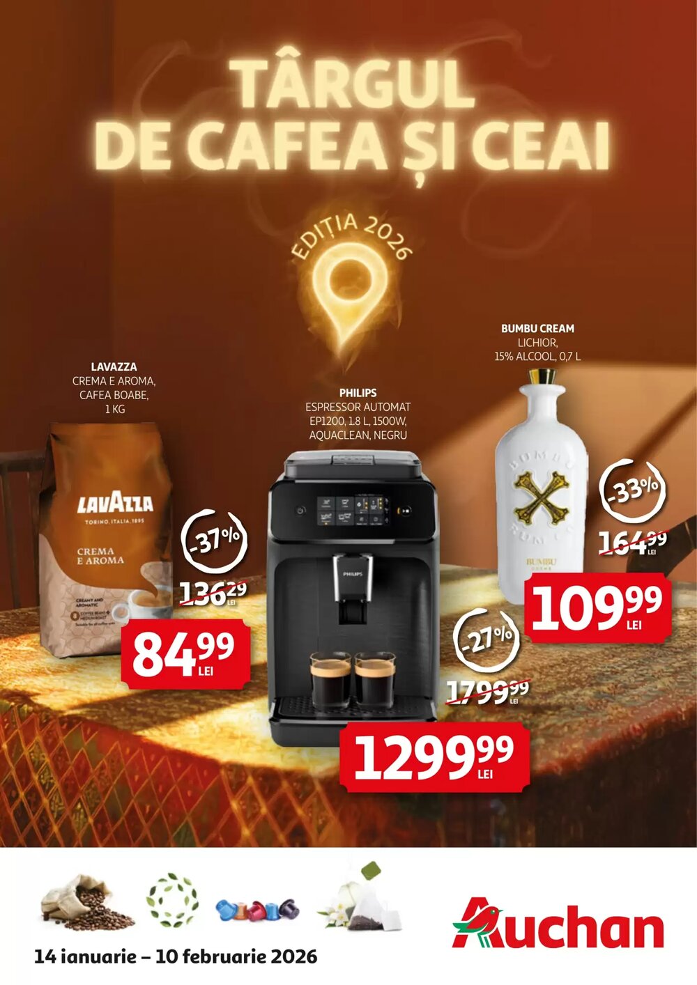 Catalogul cu oferte Auchan valabil de la 14.01.2026 - Pagina 1.