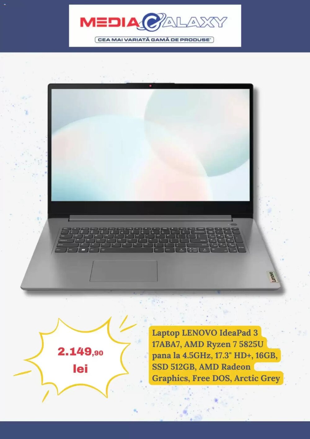 Catalogul cu oferte Media Galaxy valabil de la 14.01.2026 - Pagina 3.