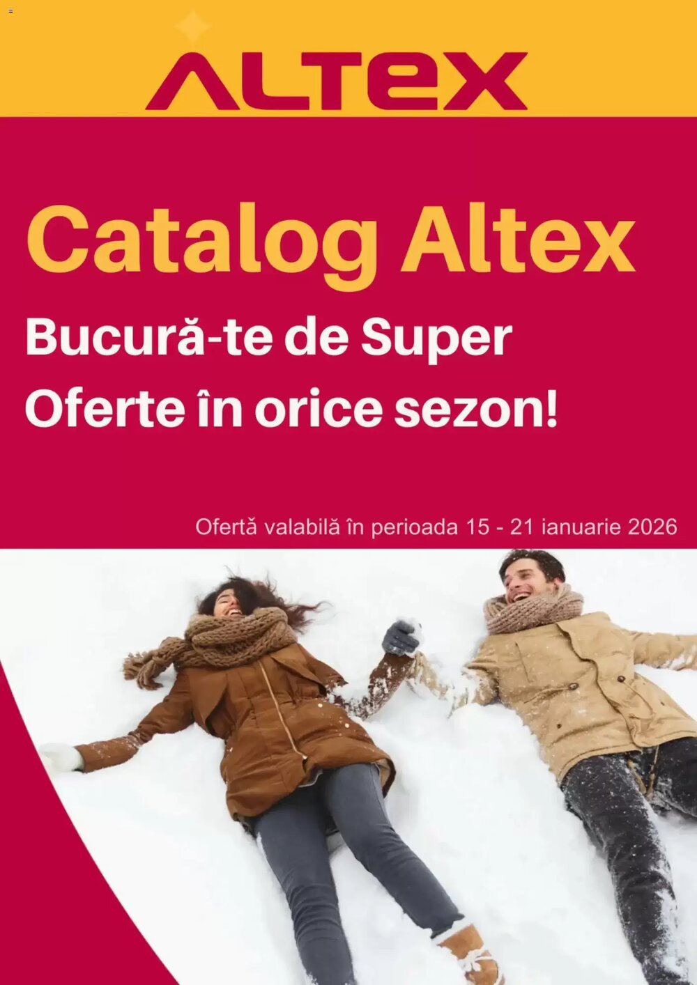 Catalogul cu oferte Altex valabil de la 14.01.2026 - Pagina 1.