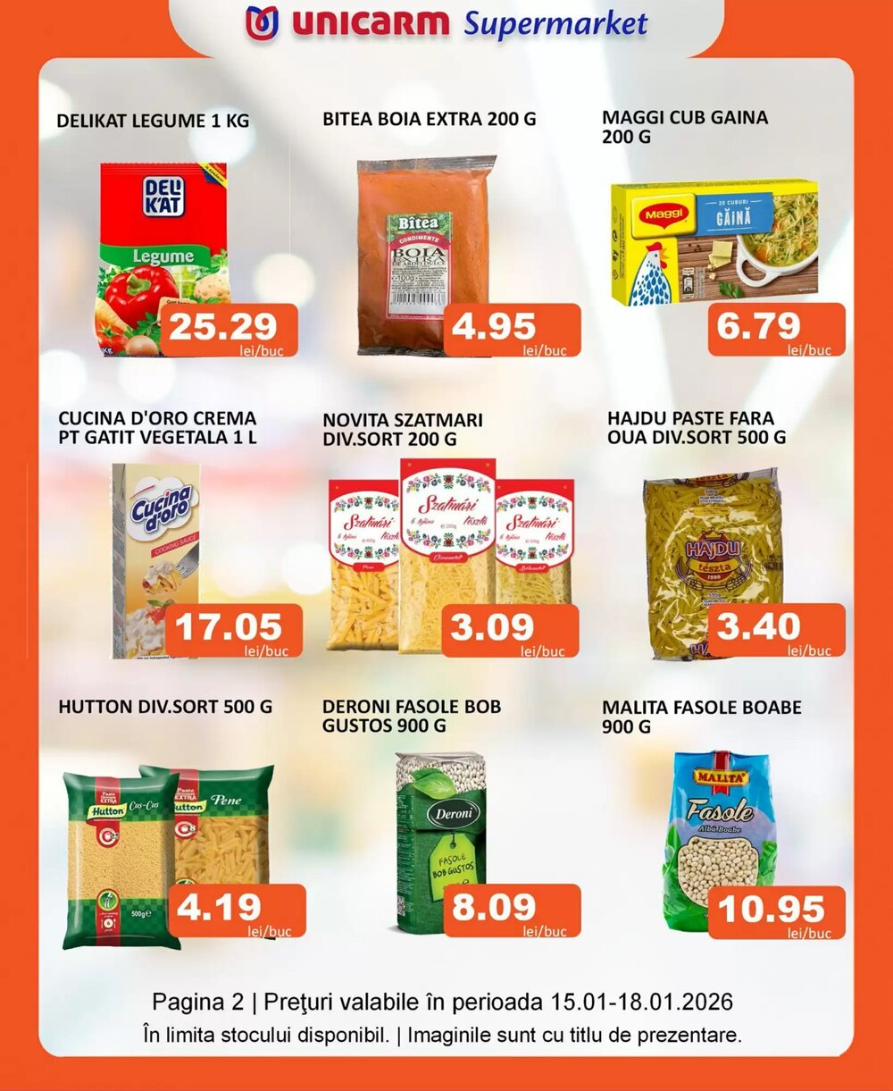 Catalogul cu oferte Unicarm valabil de la 15.01.2026 - Pagina 2.