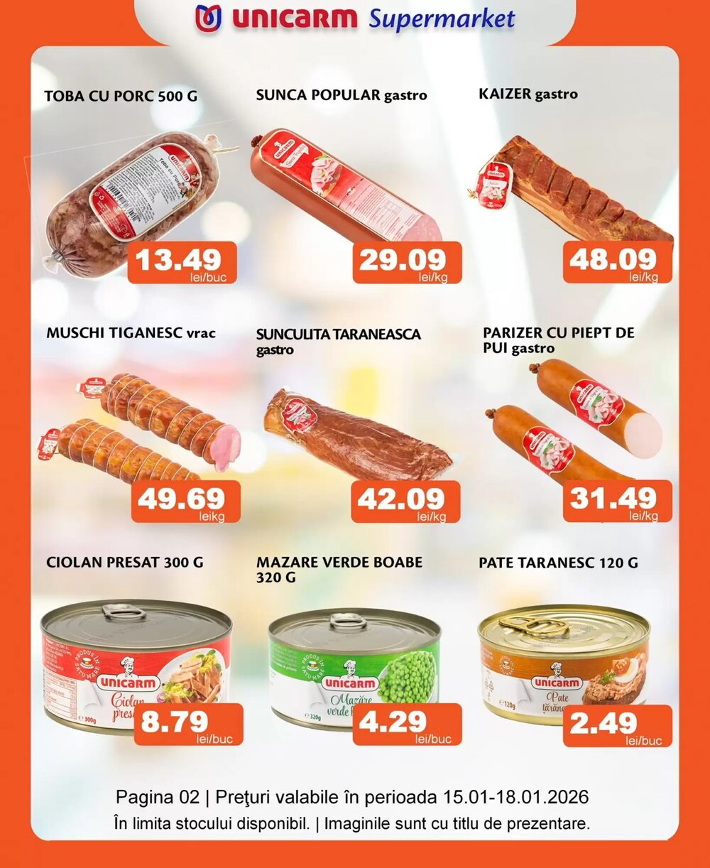 Catalogul cu oferte Unicarm valabil de la 15.01.2026 - Pagina 2.