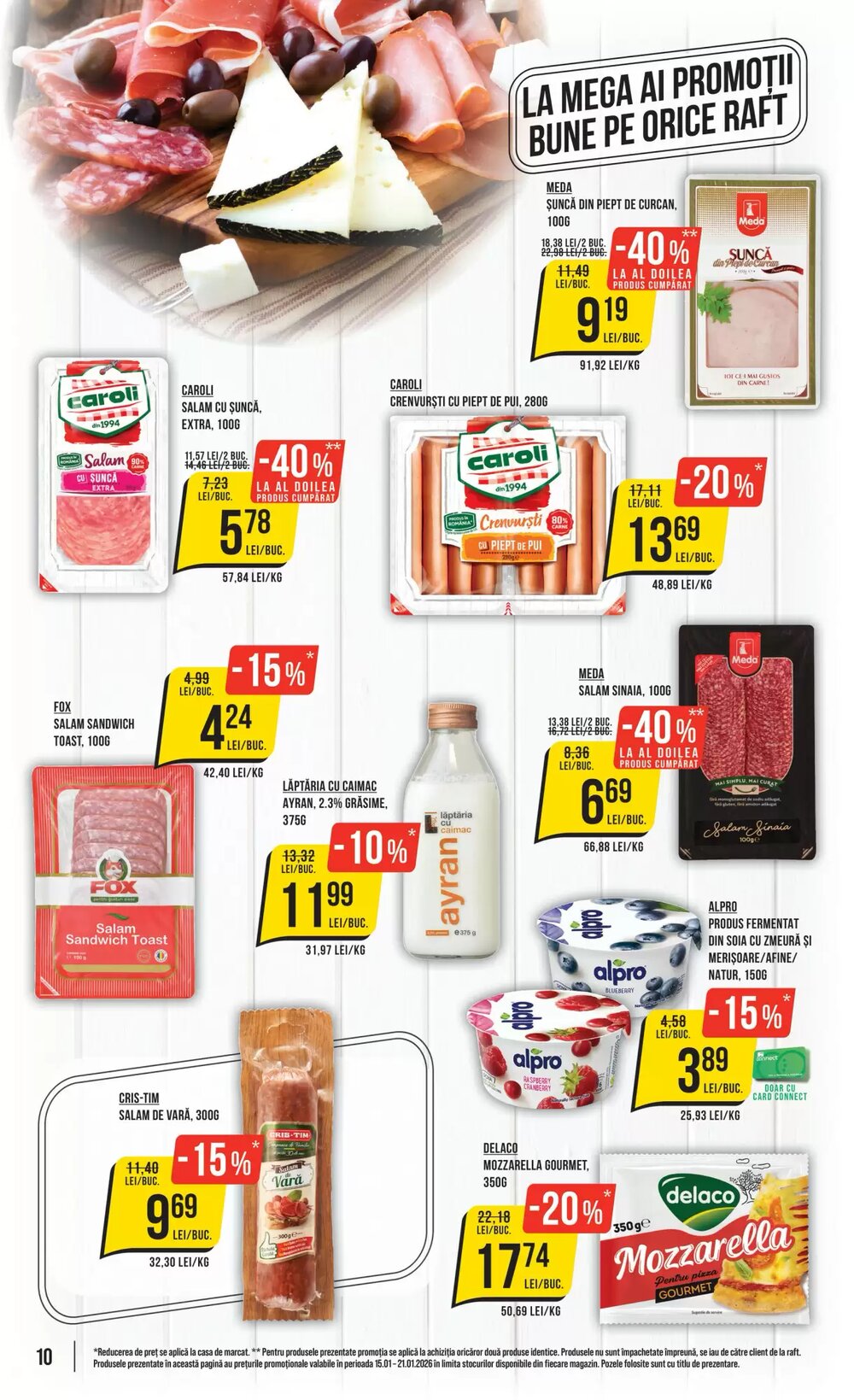 Catalogul cu oferte Mega Image valabil de la 15.01.2026 - Pagina 10.