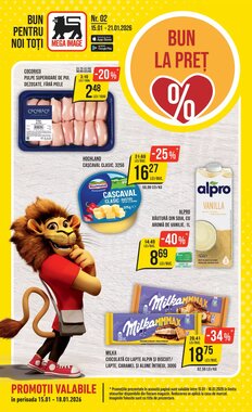 Catalogul cu oferte Mega Image valabil de la 15.01.2026