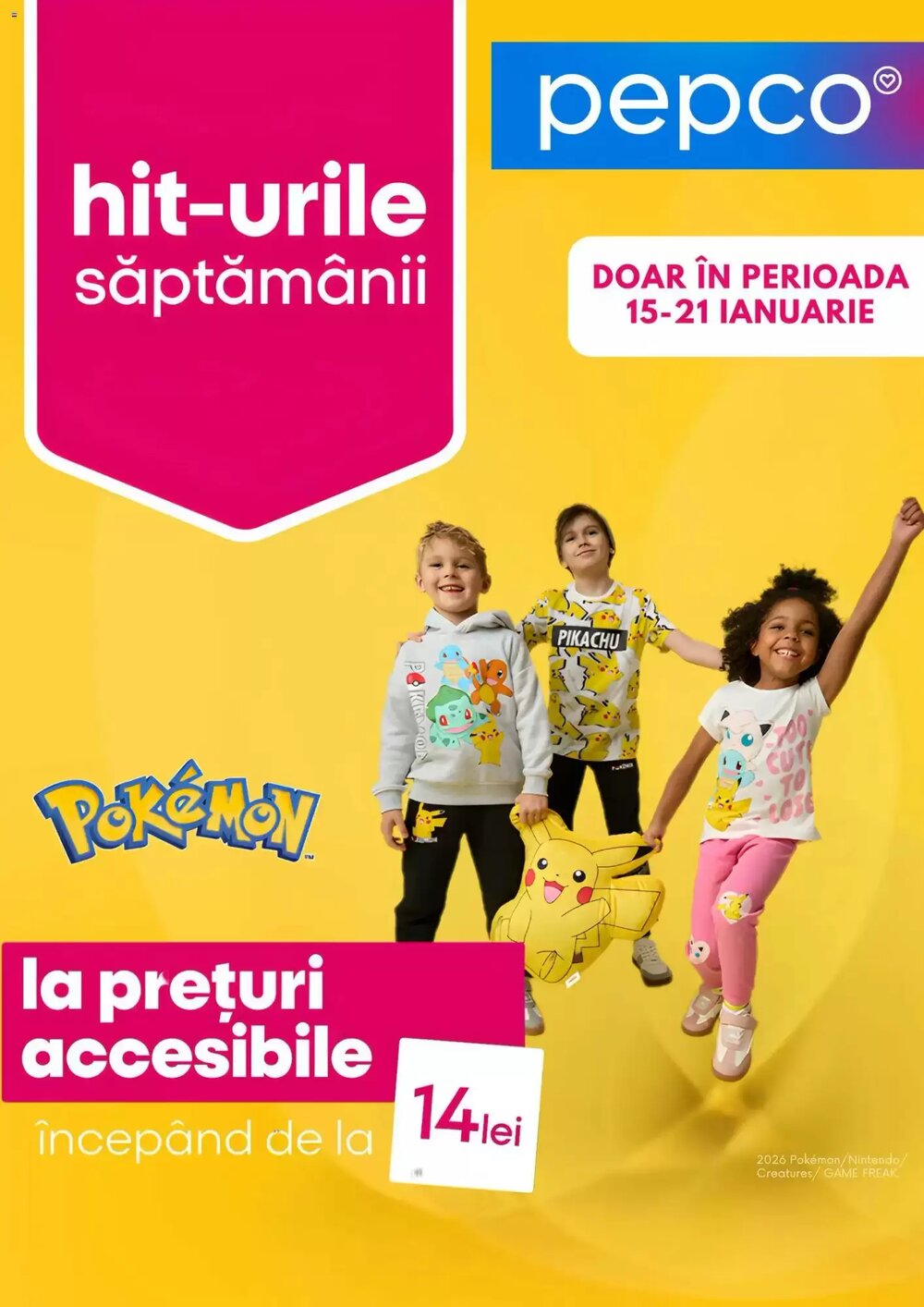 Catalogul cu oferte Pepco valabil de la 15.01.2026 - Pagina 1.