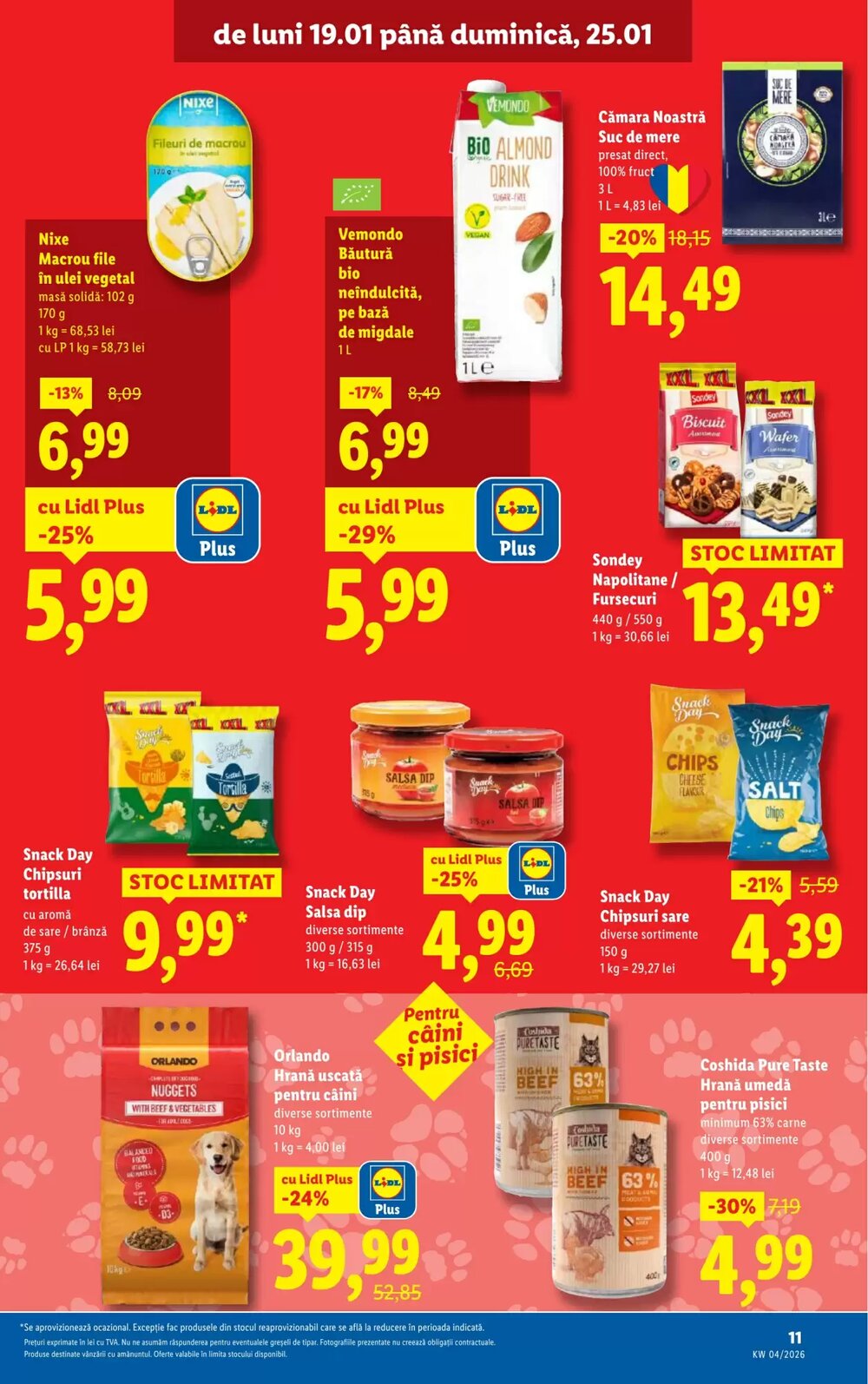 Catalogul cu oferte Lidl valabil de la 19.01.2026 - Pagina 11.