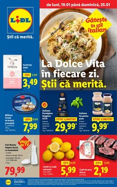 Catalogul cu oferte Lidl valabil de la 19.01.2026