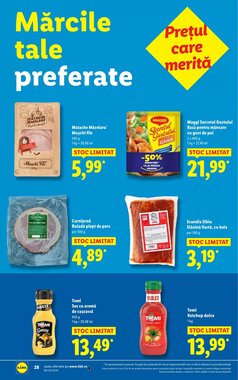 Catalogul cu oferte Lidl valabil de la 19.01.2026 - Pagina 28.