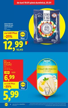 Catalogul cu oferte Lidl valabil de la 19.01.2026 - Pagina 2.