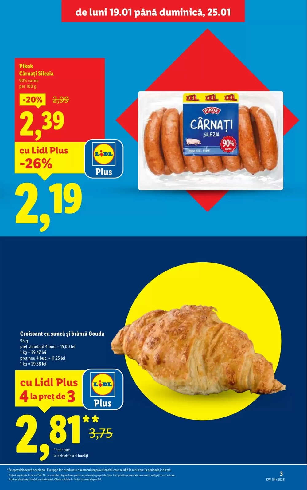 Catalogul cu oferte Lidl valabil de la 19.01.2026 - Pagina 3.