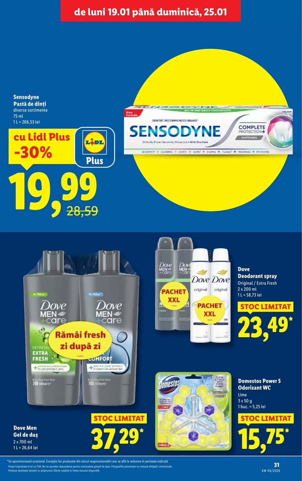 Catalogul cu oferte Lidl valabil de la 19.01.2026 - Pagina 31.