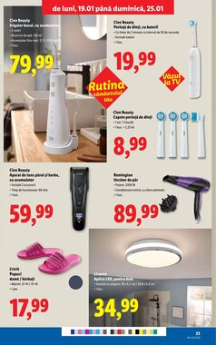 Catalogul cu oferte Lidl valabil de la 19.01.2026 - Pagina 33.