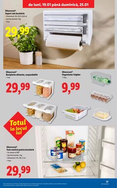 Catalogul cu oferte Lidl valabil de la 19.01.2026 - Pagina 37.