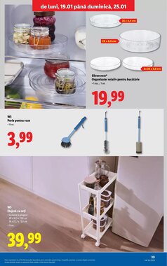 Catalogul cu oferte Lidl valabil de la 19.01.2026 - Pagina 39.
