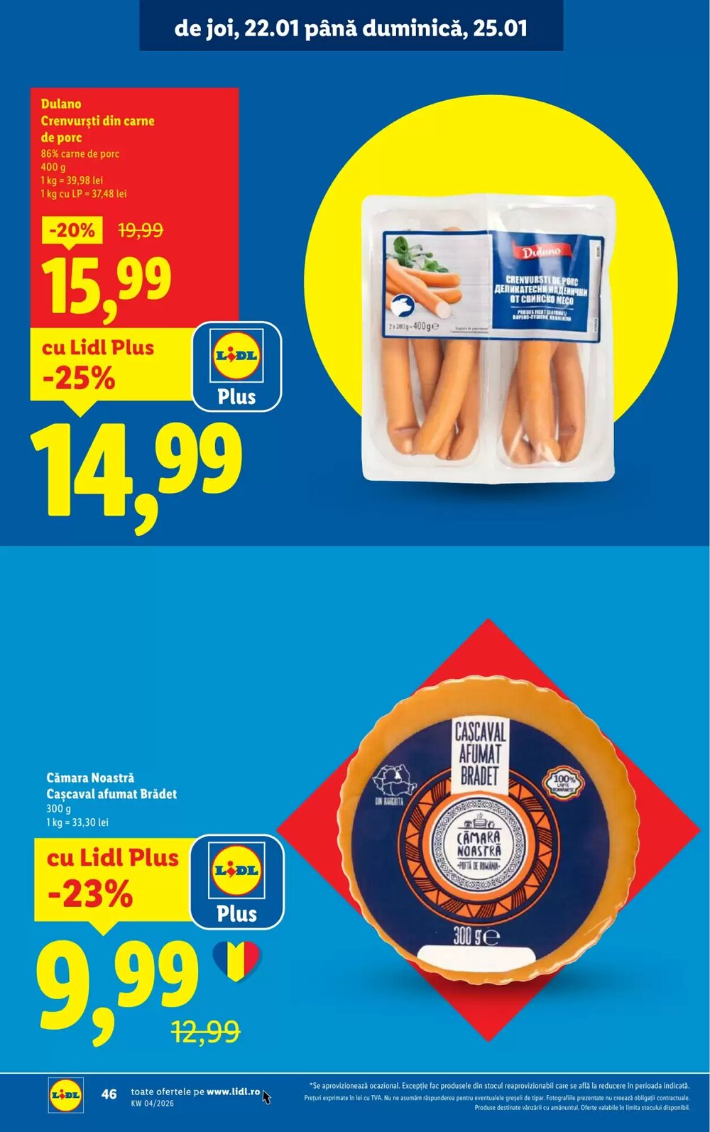 Catalogul cu oferte Lidl valabil de la 19.01.2026 - Pagina 46.