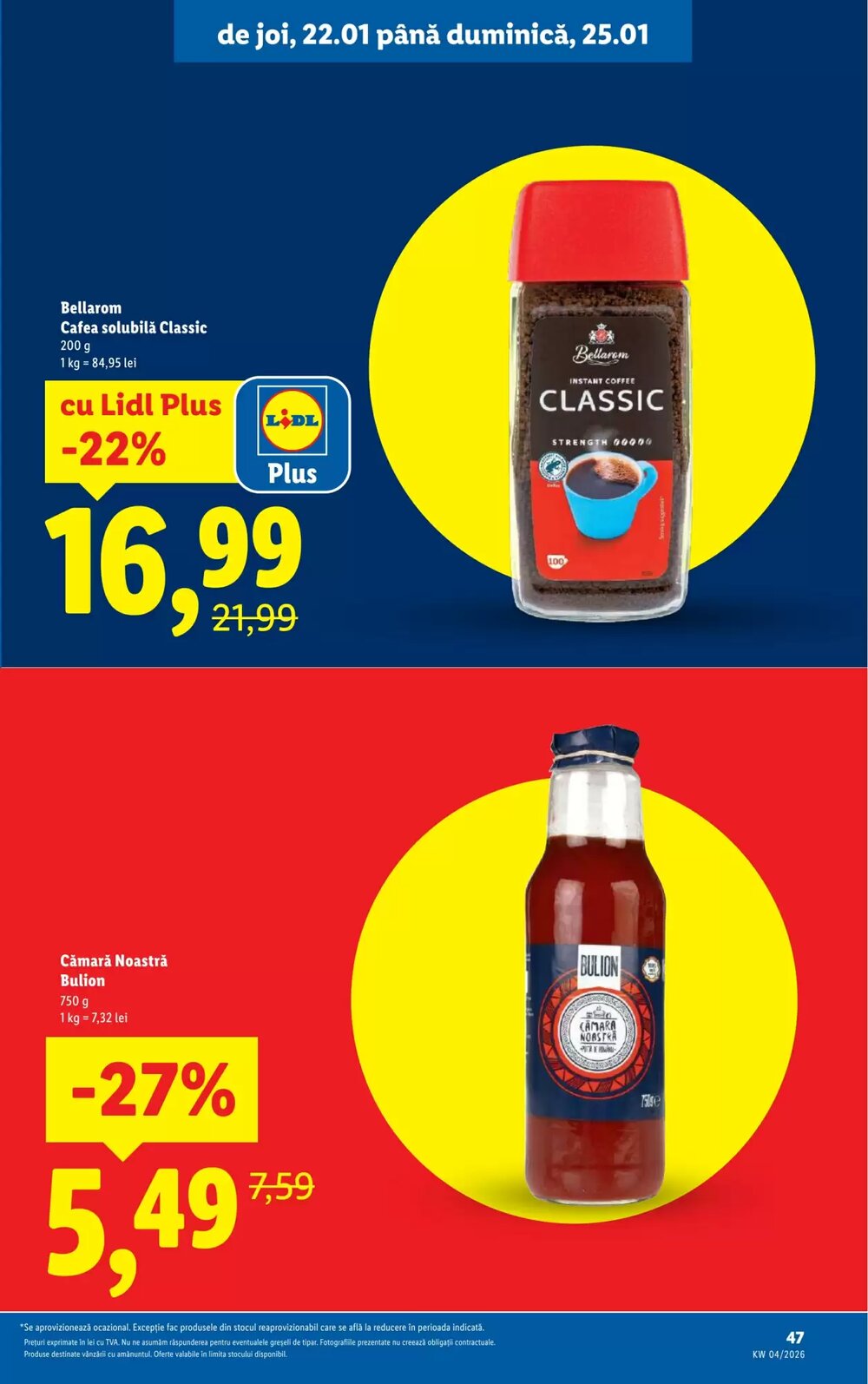 Catalogul cu oferte Lidl valabil de la 19.01.2026 - Pagina 47.
