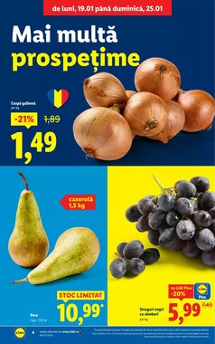 Catalogul cu oferte Lidl valabil de la 19.01.2026 - Pagina 4.