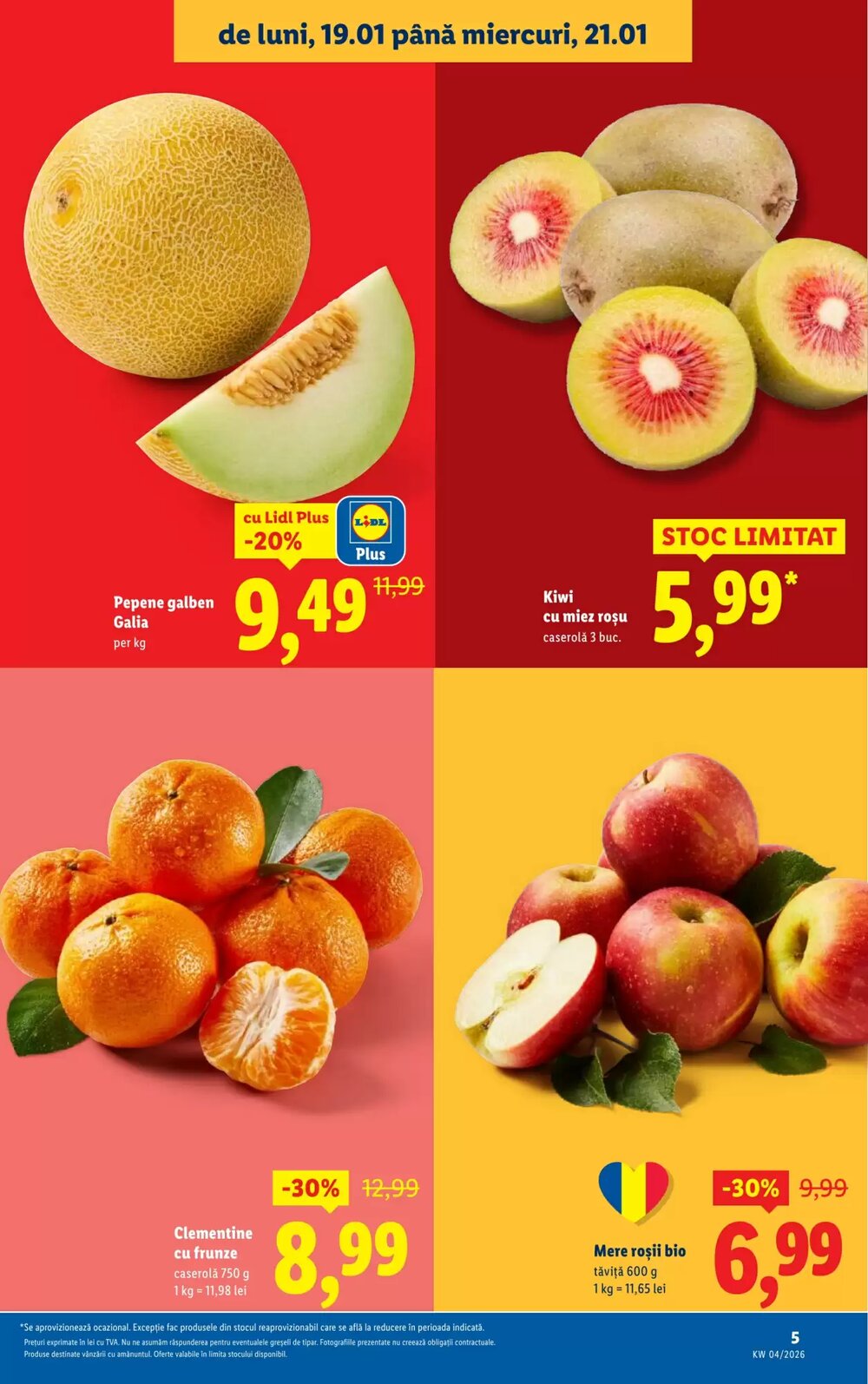 Catalogul cu oferte Lidl valabil de la 19.01.2026 - Pagina 5.