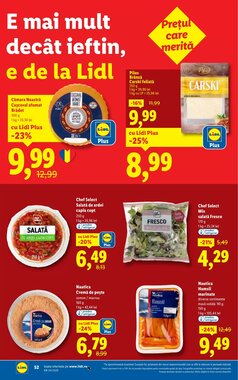 Catalogul cu oferte Lidl valabil de la 19.01.2026 - Pagina 52.