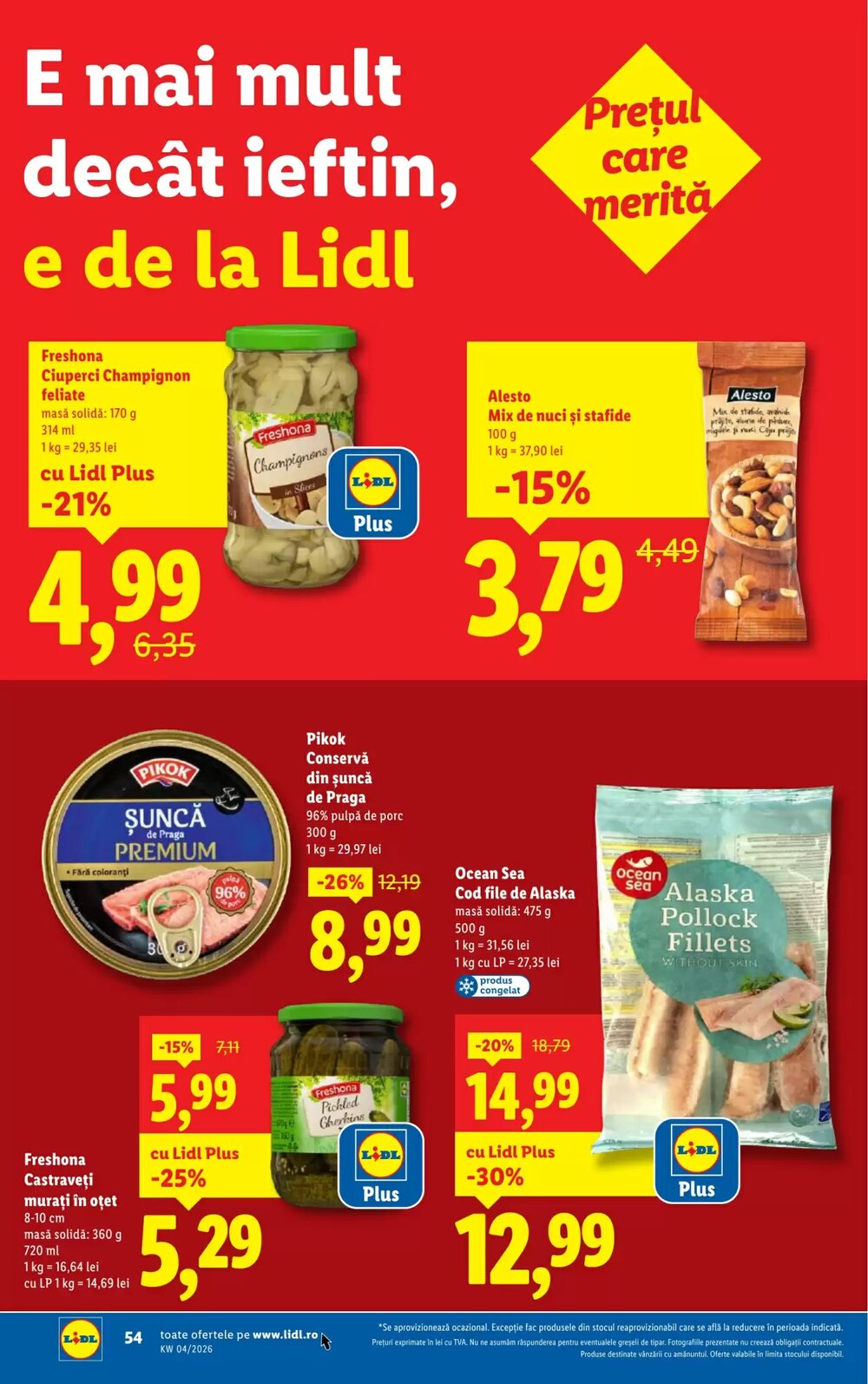 Catalogul cu oferte Lidl valabil de la 19.01.2026 - Pagina 54.