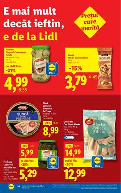 Catalogul cu oferte Lidl valabil de la 19.01.2026 - Pagina 54.